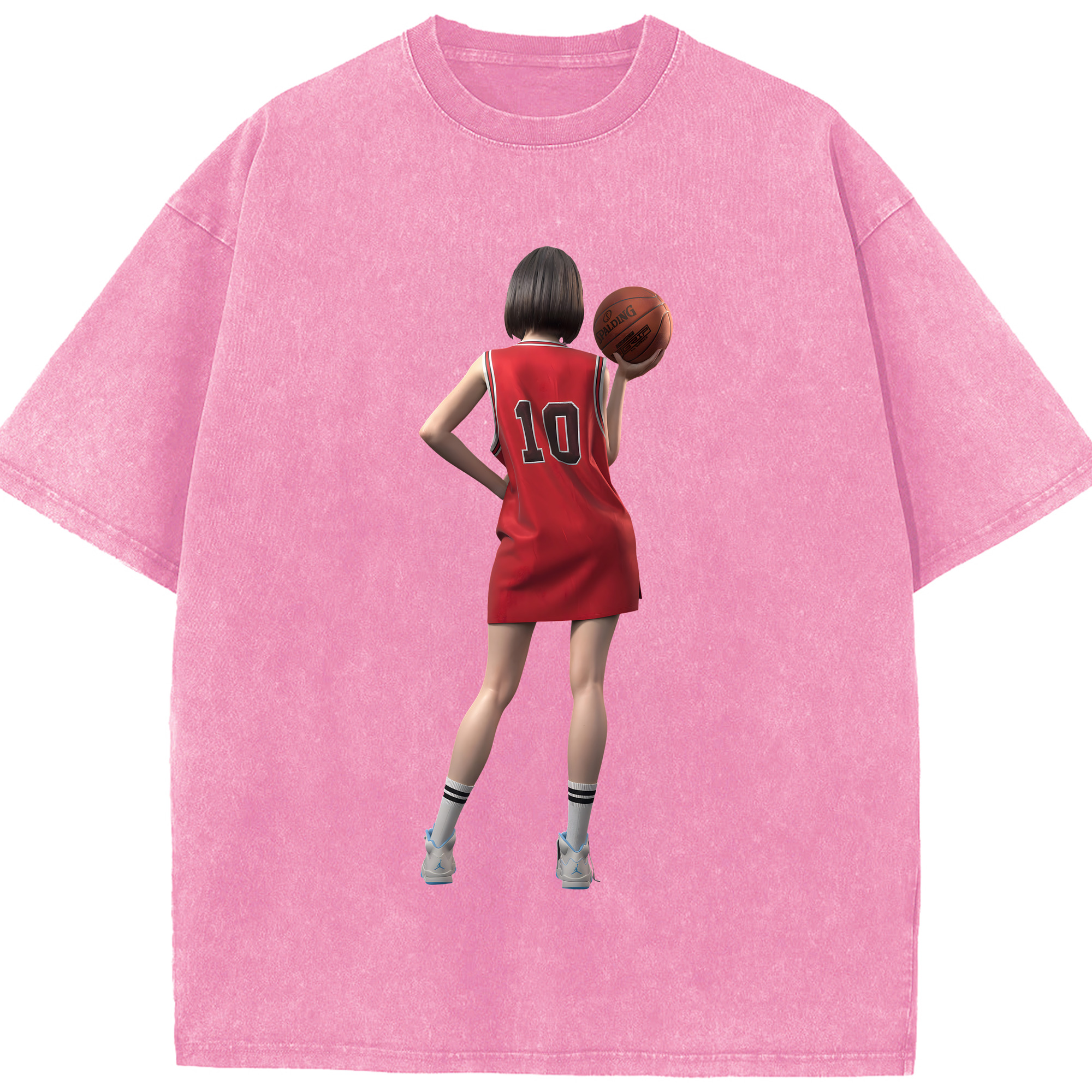 （画像用） SLAM DUNK／スラムダンク 綿100% ヴィンテージ風 半袖Tシャツ（フロントプリント）